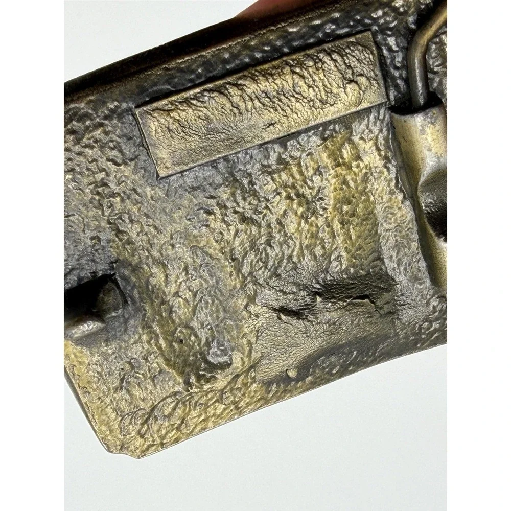 Carlsbad‎ Caverns National Park New Mexico Elk Vintage Belt Buckle